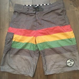 2 Pair of Boys size 12 Board Shorts